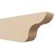 Ekena Millwork 4in. W x 8in. H x 20in. L Carmel Woodgrain TimberThane Rafter Tail, Primed Tan RFTUR04X08X20CARRCPR - alternate 1